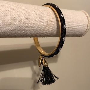 Jcrew black and gold bracelet